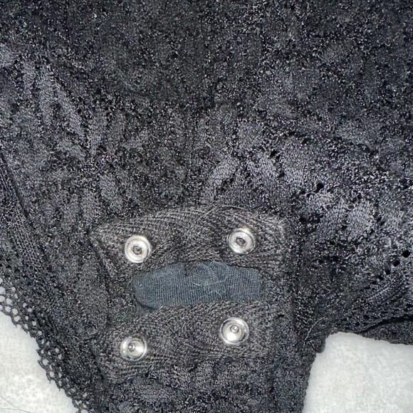 NWT Free People Mason Black Lace Bodysuit - Picture 12 of 12